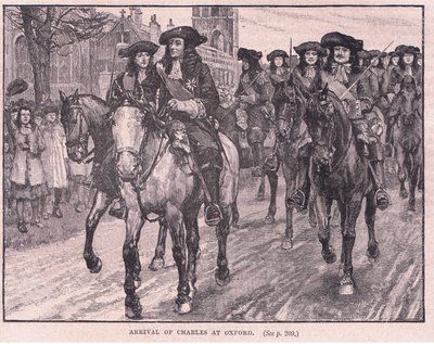 Arrival of Charles at Oxford AD 1681 by William Barnes Wollen